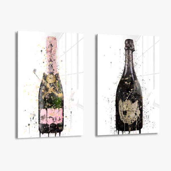 Lot: "His & Hers" (2x) – Glass