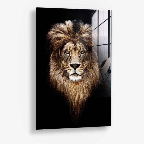 Lion Head – Glass