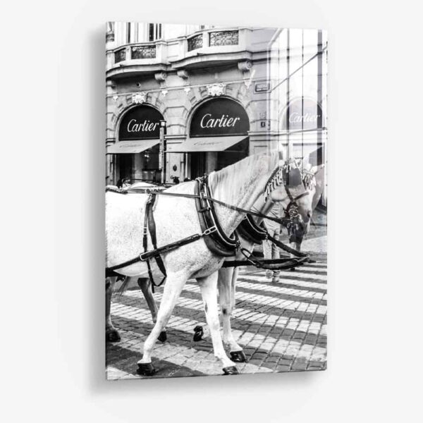 French Horses – Glass