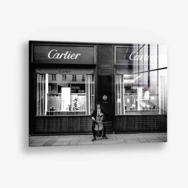 Cello Player – Glass