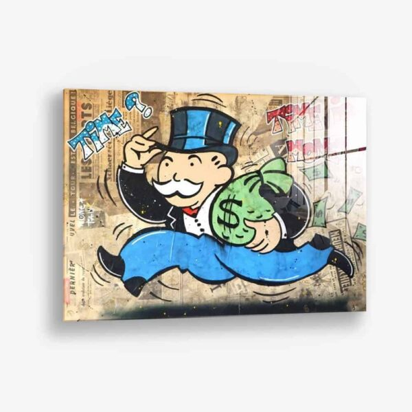 The Running Rich Man – Glass