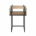 Nightstand open vak edge / Solid Natural Acacia - Image 2
