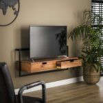 TV cabinet Air Solid / Solid Natural Acacia - Image 2