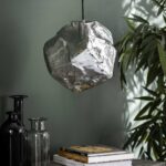 Pendant Lamp 1L rock chromed / Chromed Glass - Image 2