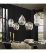 Pendant Lamp 5L diamond grain mix / Diamond Glass - Image 2