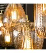 Pendant Lamp 5L diamond grain mix / Diamond Glass - Image 3