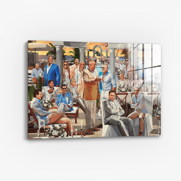 Billionaires meeting - Glass