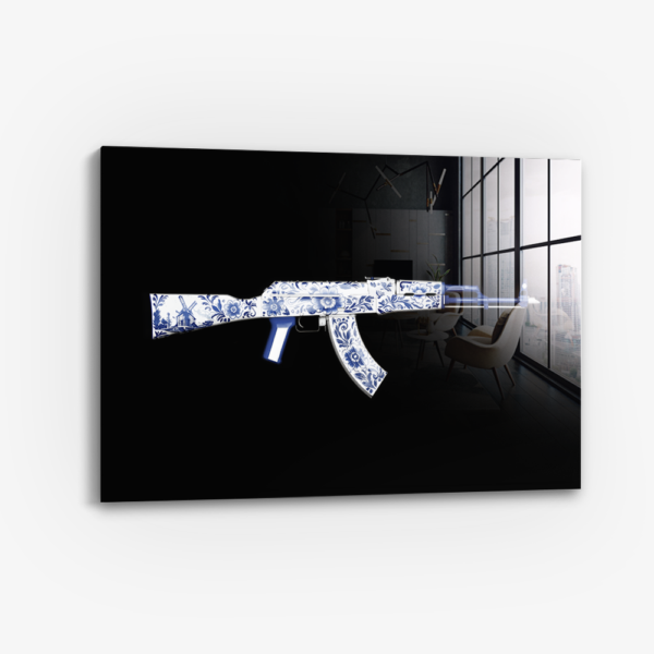 Floral AK47 - Glass