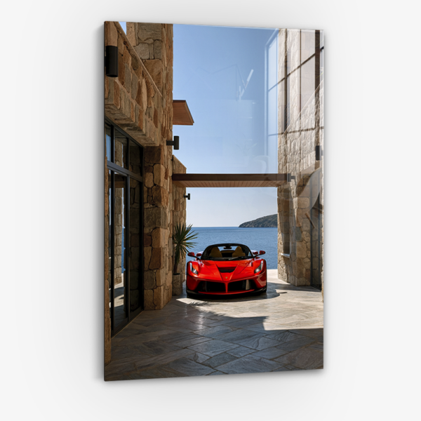 Chromatic Drive V: Red - Glass