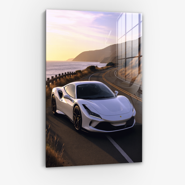 Chromatic Drive VII: White - Glass