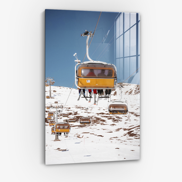 Winter Glide - Glass